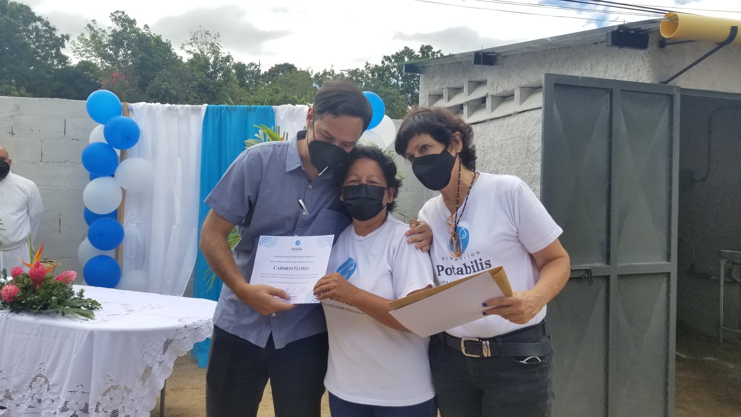 Aliados venezolanos unidos apoyando el desarrollo de Canoabo